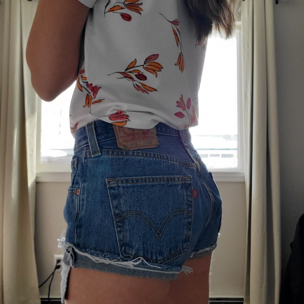 Levi denim shorts
